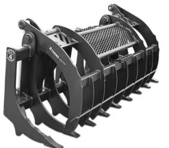 Construction Attachments 74″ Xtreme Duty Root Rake W/Grapple #1RRG74