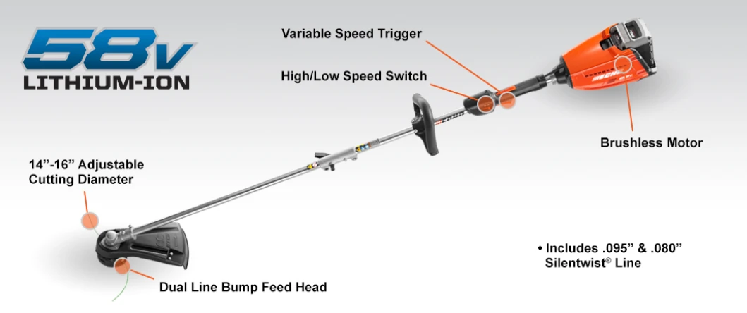 ECHO CST-58V2AHCV Battery String Trimmer 3 ECHO CST-58V2AHCV Battery String Trimmer