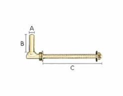 Gallagher Thru Post Gate Hanger – 14″ #F0029U