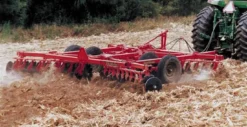 Tufline TW6 Series 10’6″ Tandem Wheel Disc Harrow W/ Roller Basket #TW692824