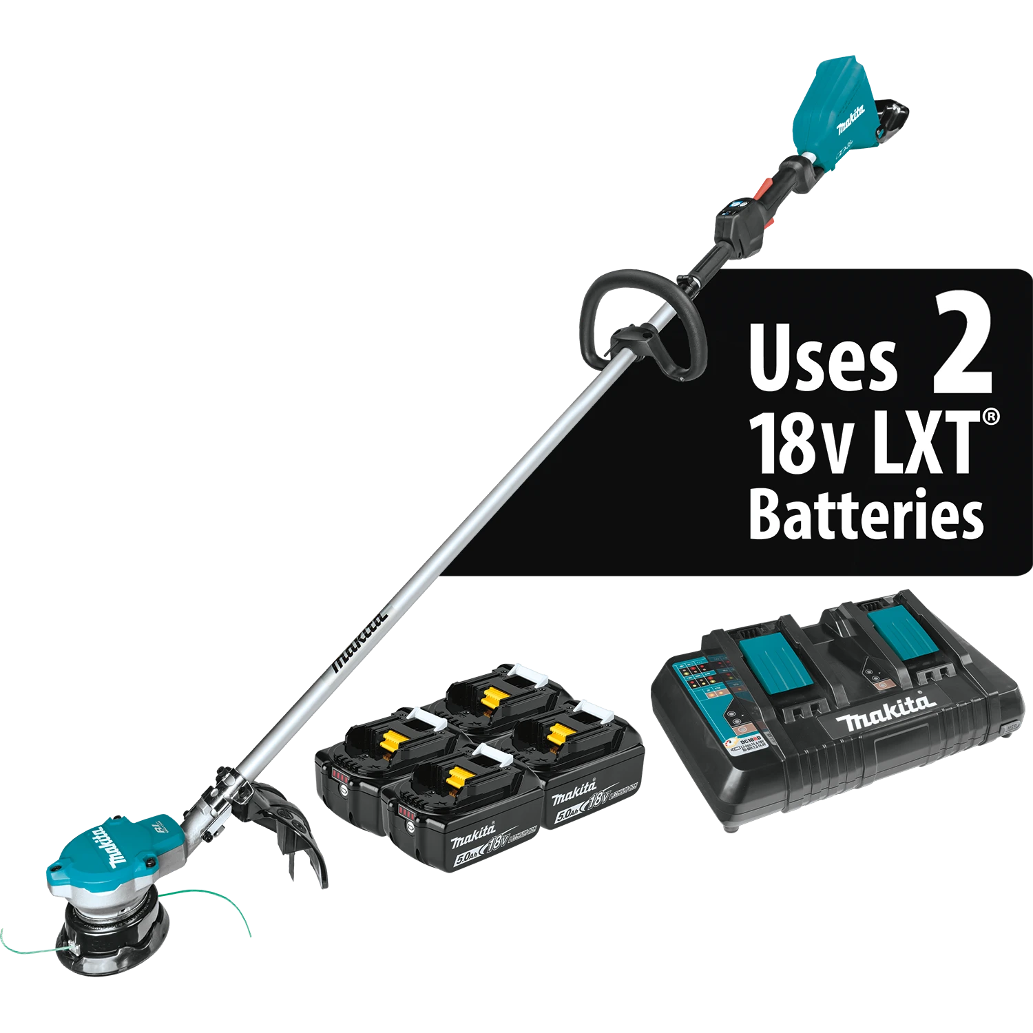 Makita 18V X 2 LXT Brushless String Trimmer Kit #XRU15PT1 3 Makita 18V X 2 LXT Brushless String Trimmer Kit #XRU15PT1