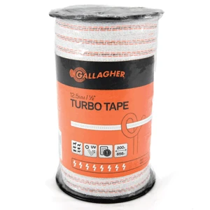Gallagher 656′ 1/2″ Turbo Tape #G62354 3 Gallagher 656′ 1/2″ Turbo Tape #G62354